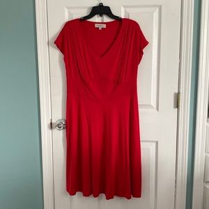 Pepperberry Red SS Dress 16 Really Curvy/Super Curvy